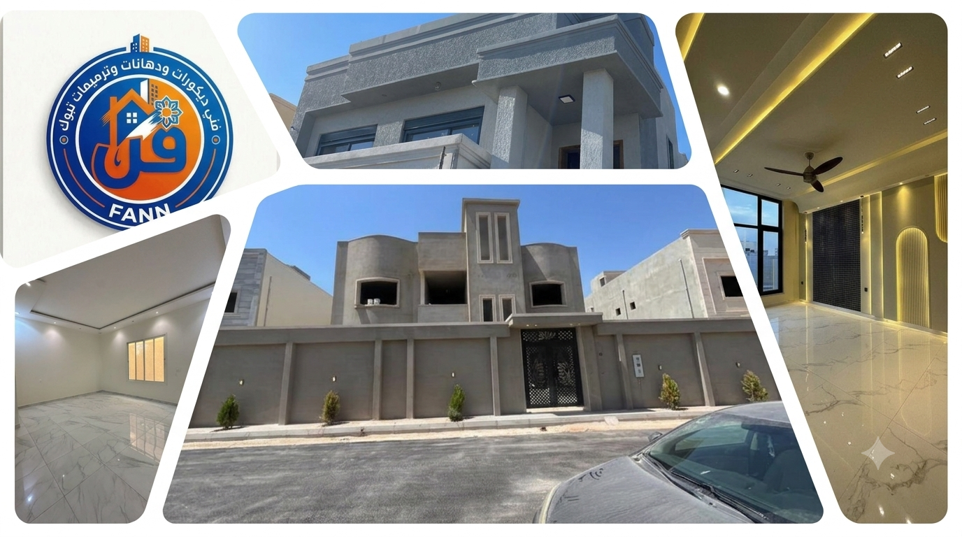 كولاج صور دهانات وديكورات وترميم